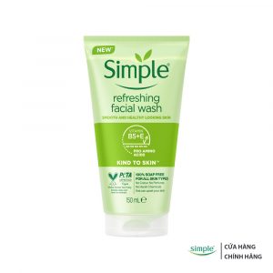 Simple Kind To Skin Refreshing Facial Wash Gel 150mL