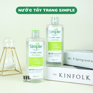 8712561669825 Tay Trang Simple Kind To Skin Micellar Cleansing Water Nhap Khau 200mL 1 1