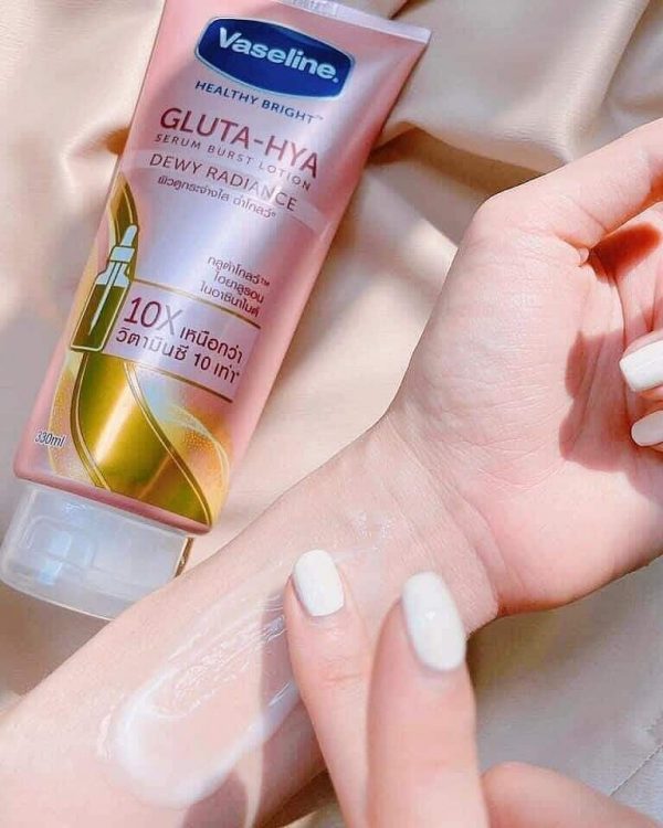 Dưỡng Thể Vaseline Healthy Bright Gluta-hya Serum Burst UV Lotion 330mL – Skin365 – Chăm sóc da | Chăm sóc cơ thể | Makeup