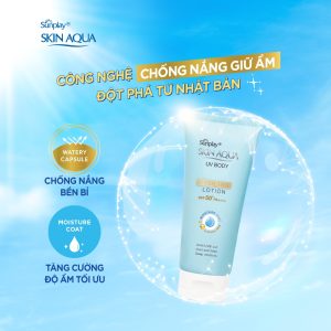 kem chong nang body sunplay skin aqua uv body cooling lotion spf 50 pa 150g 5 1